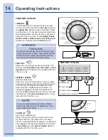 Preview for 14 page of Electrolux EWMED6CIRR0 Use & Care Manual