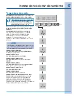 Preview for 17 page of Electrolux EWMED70J IW (Spanish) Guía De Uso Y Cuidado