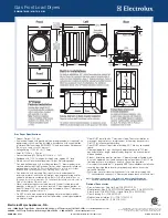 Предварительный просмотр 2 страницы Electrolux EWMGD70J IW Specifications