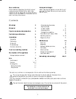 Preview for 2 page of Electrolux EWN 1020 Instruction Booklet