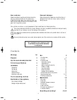 Preview for 2 page of Electrolux EWN 1030 Instruction Booklet