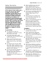 Preview for 5 page of Electrolux EWN 10470 W User Manual