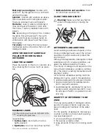 Предварительный просмотр 11 страницы Electrolux EWP 147100 W User Manual