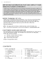 Preview for 2 page of Electrolux EWP8024D3WB User Manual