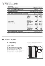 Preview for 38 page of Electrolux EWP8024D3WB User Manual