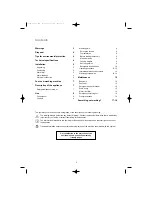 Предварительный просмотр 2 страницы Electrolux EWS 1000 Instruction Booklet