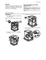 Предварительный просмотр 17 страницы Electrolux EWS 103417 A User Manual