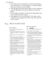 Preview for 4 page of Electrolux EWS 1054 EDU User Manual