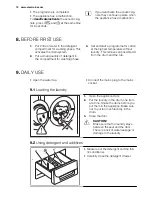 Предварительный просмотр 12 страницы Electrolux EWS 1056 EGU User Manual