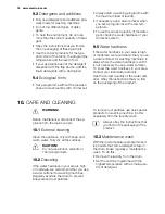 Preview for 16 page of Electrolux EWS 1277FDW User Manual