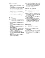 Предварительный просмотр 5 страницы Electrolux EWS 31256 EDU User Manual