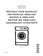 Предварительный просмотр 1 страницы Electrolux EWS1001 Instruction Booklet