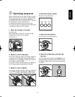 Предварительный просмотр 11 страницы Electrolux EWS1001 Instruction Booklet