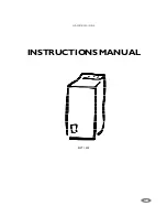 Electrolux EWT 1058 Instruction Manual preview