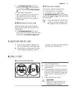 Предварительный просмотр 11 страницы Electrolux EWT 1067 EDW User Manual