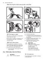 Предварительный просмотр 46 страницы Electrolux EWT 2266AOW User Manual