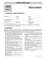 Electrolux EWT 610 Instruction Book предпросмотр