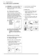 Предварительный просмотр 18 страницы Electrolux EWT105WD User Manual