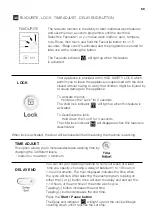 Предварительный просмотр 41 страницы Electrolux EWT1254DCWA User Manual