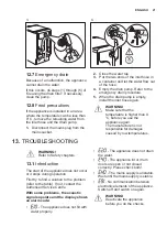 Предварительный просмотр 21 страницы Electrolux EWT2276ELW User Manual