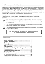 Предварительный просмотр 2 страницы Electrolux EWT654XW User Manual