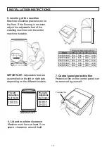 Предварительный просмотр 18 страницы Electrolux EWT654XW User Manual