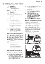 Предварительный просмотр 51 страницы Electrolux EWUD040B8B User Manual