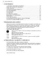 Предварительный просмотр 74 страницы Electrolux EWUD040B8B User Manual