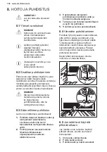 Предварительный просмотр 106 страницы Electrolux EWUD040B8B User Manual