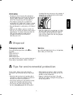 Preview for 5 page of Electrolux EWW 1000 Instruction Booklet