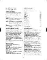 Preview for 16 page of Electrolux EWW 1000 Instruction Booklet