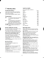 Preview for 16 page of Electrolux EWW 1210 Instruction Booklet