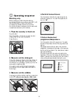 Предварительный просмотр 18 страницы Electrolux EWW 1292 Instruction Booklet