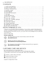 Preview for 2 page of Electrolux EWW 1476 HDW User Manual