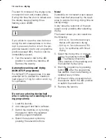 Preview for 18 page of Electrolux EWW 15580 W User Manual