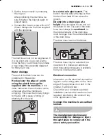 Предварительный просмотр 39 страницы Electrolux EWW 15580 W User Manual