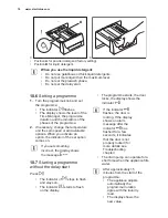 Предварительный просмотр 18 страницы Electrolux EWW 1686 HDW User Manual