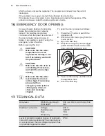 Предварительный просмотр 32 страницы Electrolux EWW 1686 HDW User Manual