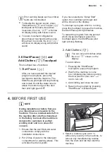 Предварительный просмотр 19 страницы Electrolux EWW1042AEWA User Manual