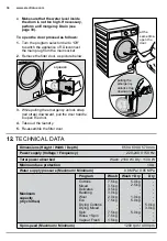 Предварительный просмотр 34 страницы Electrolux EWW12746 User Manual