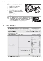 Предварительный просмотр 108 страницы Electrolux EWW14012 User Manual