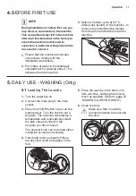 Preview for 17 page of Electrolux EWW14023 User Manual