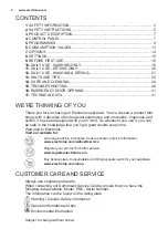 Preview for 2 page of Electrolux EWW1685SWD User Manual