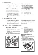 Preview for 16 page of Electrolux EWW1685SWD User Manual