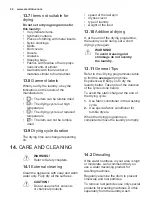 Preview for 24 page of Electrolux EWW1685SWD User Manual