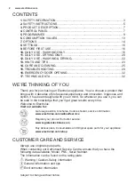 Preview for 2 page of Electrolux EWW1686SWD User Manual