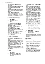 Preview for 6 page of Electrolux EWW1686SWD User Manual