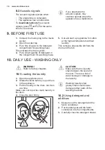 Preview for 16 page of Electrolux EWW1686SWD User Manual