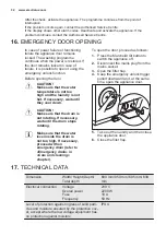 Preview for 32 page of Electrolux EWW1688SWG User Manual