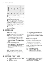 Предварительный просмотр 16 страницы Electrolux EWW1696SWD User Manual